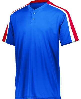 Augusta Sportswear 1557 Adult Power Plus Jersey 2. in Royal/ red/ wht