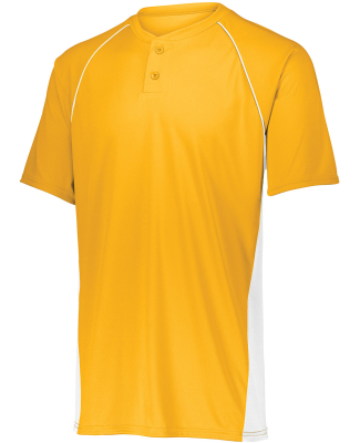 Augusta Sportswear 1560 Unisex True Hue Technology in Gold/ white