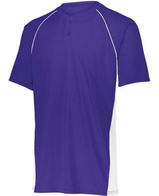 Augusta Sportswear 1560 Unisex True Hue Technology in Purple/ white