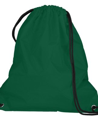 Augusta Sportswear 1905 PVC Coating Cinch Bag in Dark green