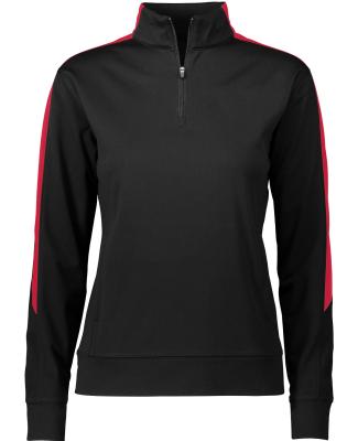 Augusta Sportswear 4388 Ladies' Medalist 2.0 Pullo in Black/ red