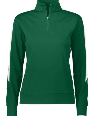 Augusta Sportswear 4388 Ladies' Medalist 2.0 Pullo in Dark green/ wht