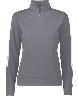 Augusta Sportswear 4388 Ladies' Medalist 2.0 Pullo in Graphite/ white