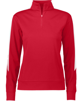 Augusta Sportswear 4388 Ladies' Medalist 2.0 Pullo in Red/ white