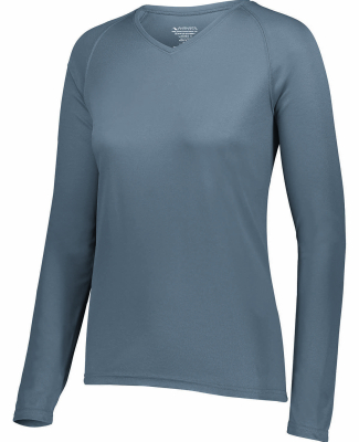 Augusta Sportswear 2797 Ladies' Attain Wicking Lon in Graphite