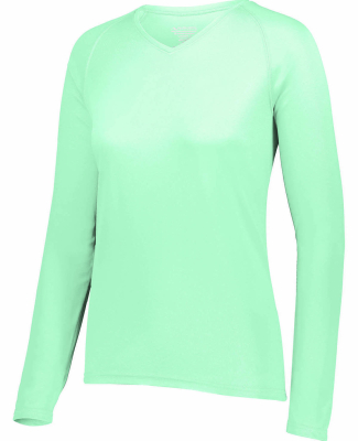 Augusta Sportswear 2797 Ladies' Attain Wicking Lon in Seafoam