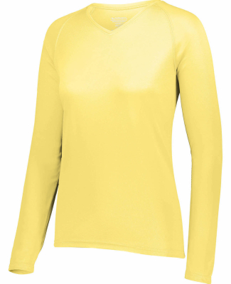 Augusta Sportswear 2797 Ladies' Attain Wicking Lon in Butter