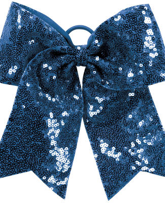 Augusta Sportswear 6702 Sequin Cheer Glitter Bow in Navy