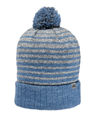 J America 5001 Adult Ritz Knit Cap in Navy