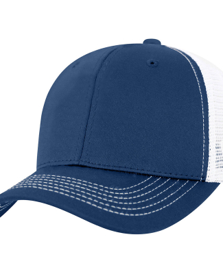 J America 5505 Adult Ranger Cap in Navy/ white