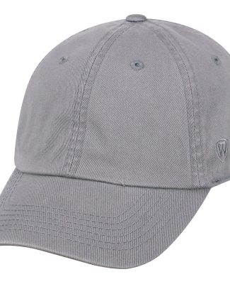 J America 5510 Adult Crew  Cap in Grey