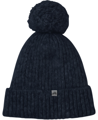 J America 5009JA Swap-a-Pom Knit Hat in Navy