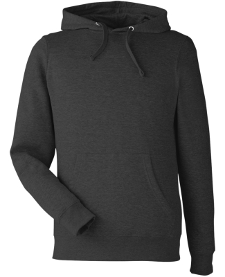 J America 8720 Unisex BTB Fleece Hooded Sweatshirt in Charcoal heather