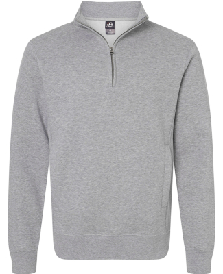 J America 8717 Unisex Heavyweight Quarter-Zip Swea in Oxford