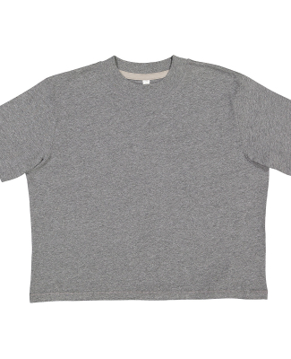 LA T 3518 Ladies' Boxy T-Shirt in Granite heather