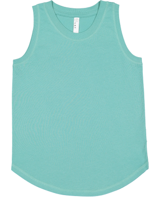 LA T 2692 Youth Relaxed Tank in Saltwater