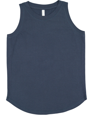 LA T 3592 Ladies' Relaxed Tank in Denim