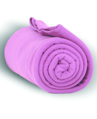 Liberty Bags 8700 Fleece Blanket in Pink