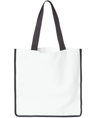Liberty Bags PSB1516 Sublimation Medium Tote Bag in White/ black