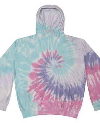 Tie-Dye 8600 Unisex Cloud Hooded Sweatshirt in Unicorn