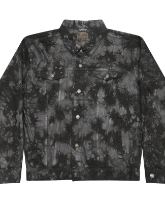 Tie-Dye 9050 Unisex Denim Jacket in Crystal black