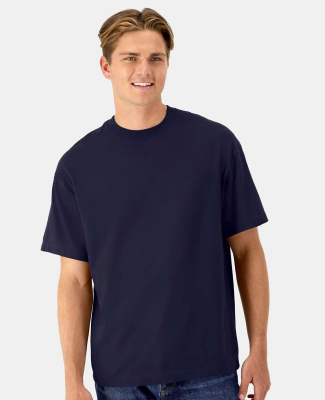 Hanes 5180R Unisex Retro Beefy T-Shirt in Athletic navy