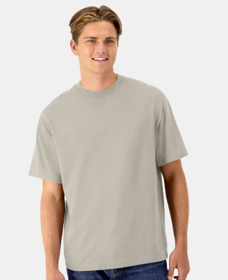 Hanes 5180R Unisex Retro Beefy T-Shirt in Sand