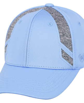 J America 5519 Adult Transition Cap in Light blue