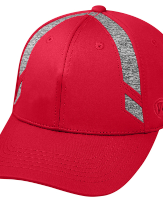 J America 5519 Adult Transition Cap in Red