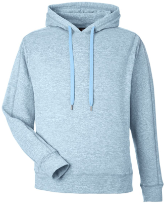 J America 8740 Unisex Electric Fleece Hooded Sweat in Electric sky