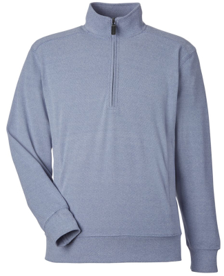 J America 8760 Unisex Element Fleece Quarter-Zip in Navy