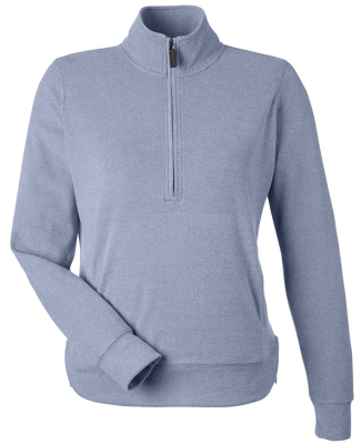 J America 8762 Ladies' Element Fleece Quarter-Zip in Navy