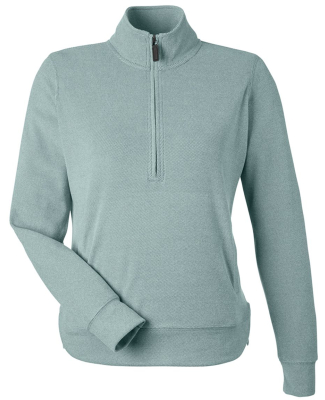 J America 8762 Ladies' Element Fleece Quarter-Zip in Peacock