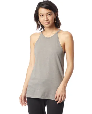 Alternative Apparel 6096S1 Women's Weathered Slub  in Elephant grey