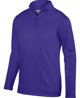 Augusta Sportswear 5507 Wicking Fleece Quarter-Zip PURPLE