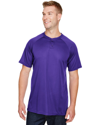 Augusta Sportswear 1565 Attain Two-Button Jersey in Purple