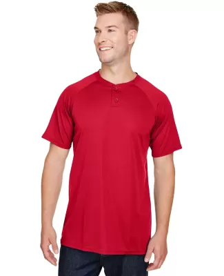  Augusta Sportswear XX-Large Ringer Tee Shirt, Red