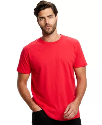 US Blanks US2000 Men's Made in USA Short Sleeve Cr in Red