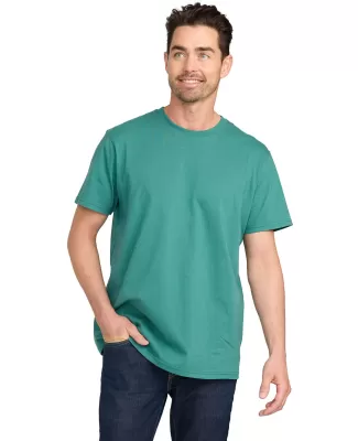 US Blanks US2000 Men's Made in USA Short Sleeve Cr in Evergreen