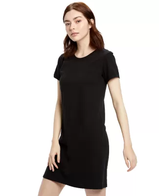 US Blanks US401 Ladies' Cotton T-Shirt Dress in Black