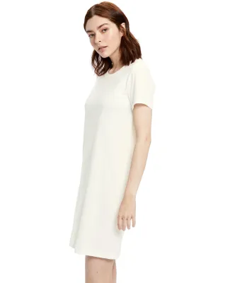 US Blanks US401 Ladies' Cotton T-Shirt Dress in Cream