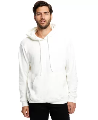 US Blanks US4412 Men's 100% Cotton Hooded Pullover in White