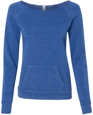 Alternative Apparel AA9582 Ladies Maniac Sweatshir EC TR PACIF BLUE