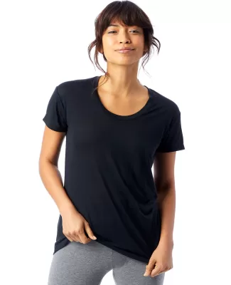 Alternative Apparel AA2620 Ladies Kimber T-Shirt in Black
