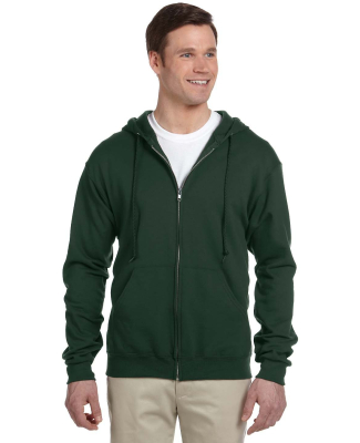 993 Jerzees 8 oz. NuBlend® 50/50 Full-Zip Hood in Forest green