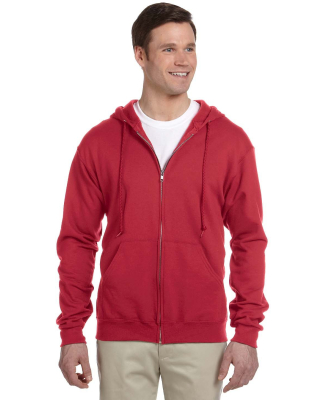 993 Jerzees 8 oz. NuBlend® 50/50 Full-Zip Hood in True red