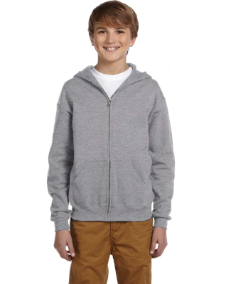 993B Jerzees Youth 8 oz. NuBlend® 50/50 Full-Zip  in Oxford