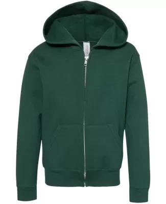 993B Jerzees Youth 8 oz. NuBlend® 50/50 Full-Zip  FOREST GREEN