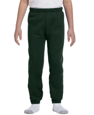 973B Jerzees Youth 8 oz. NuBlend® 50/50 Sweatpant in Forest green