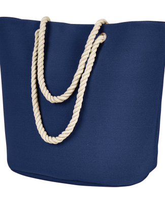 BAGedge BE256 Polyester Canvas Rope Tote in Navy